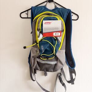 Coleman Revel Hydration Pack 8L Blue Yellow Gray BRAND NEW Water Bladder Sealed